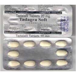 Tadalafil Tablets 20mg Tadagra Soft Manufacturer Supplier Wholesale Exporter Importer Buyer Trader Retailer in Mumbai Maharashtra India